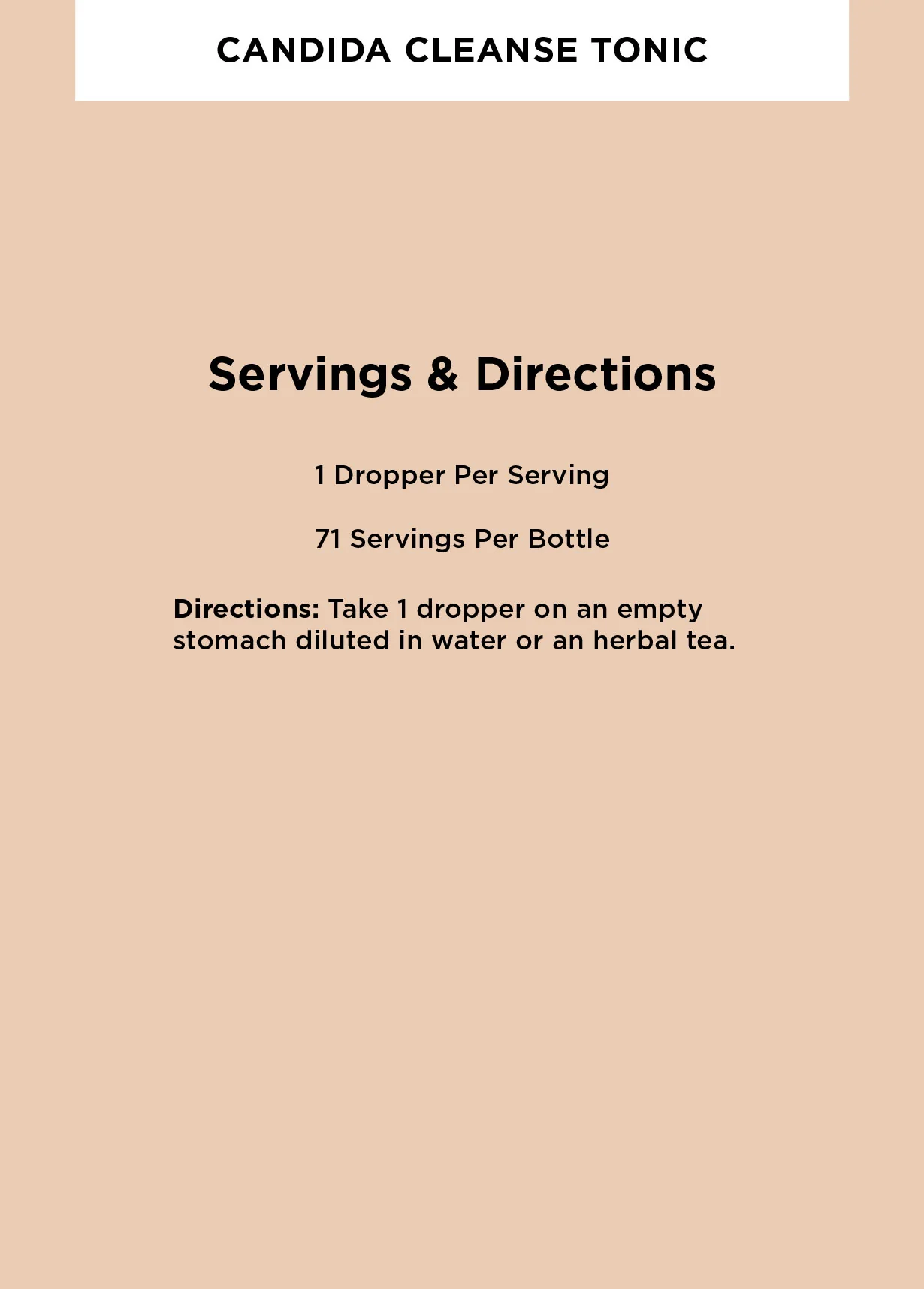Candida Cleanse Tonic* - Image 2