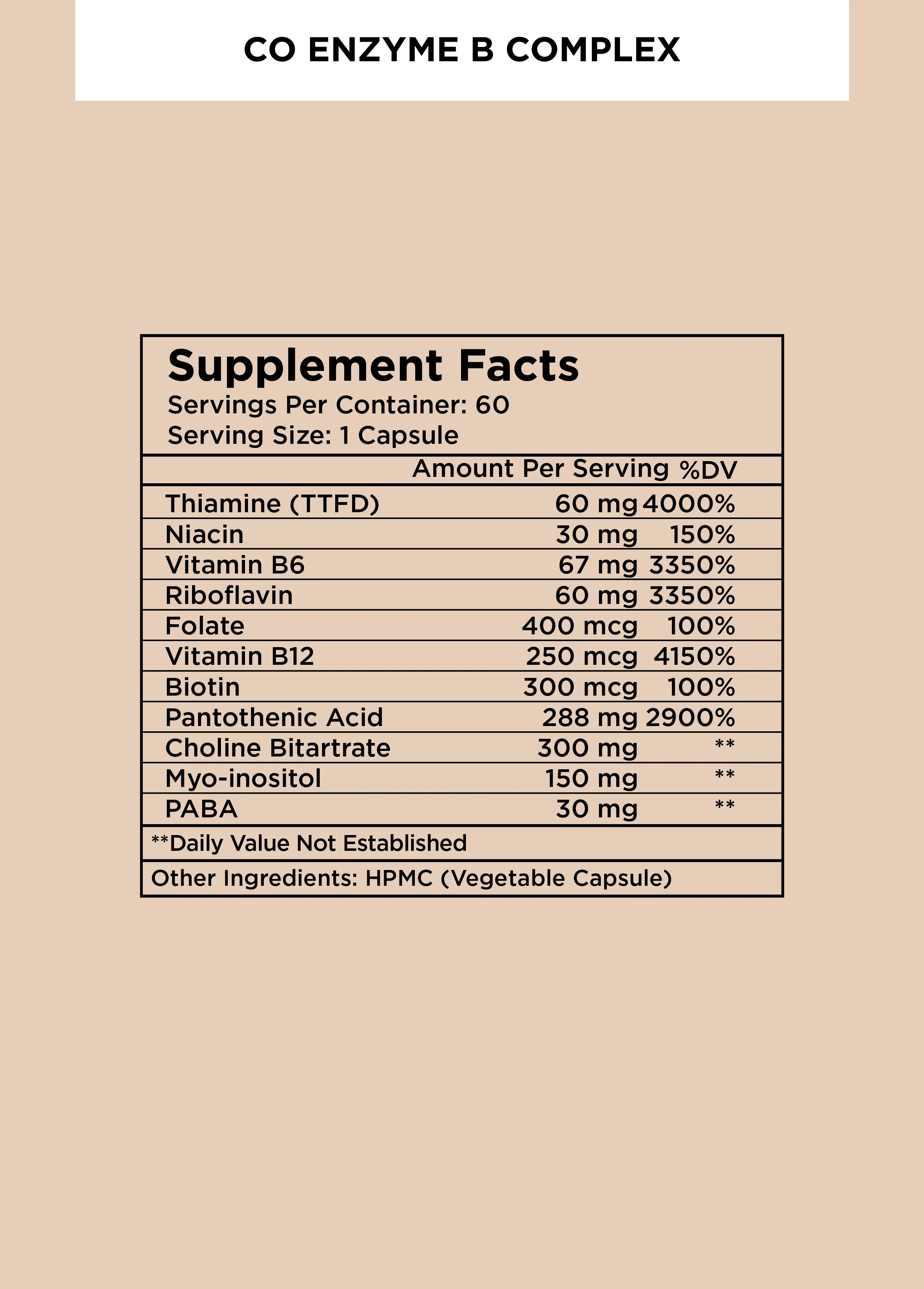 Co Enzyme B Complex - 3 Pack - Image 2