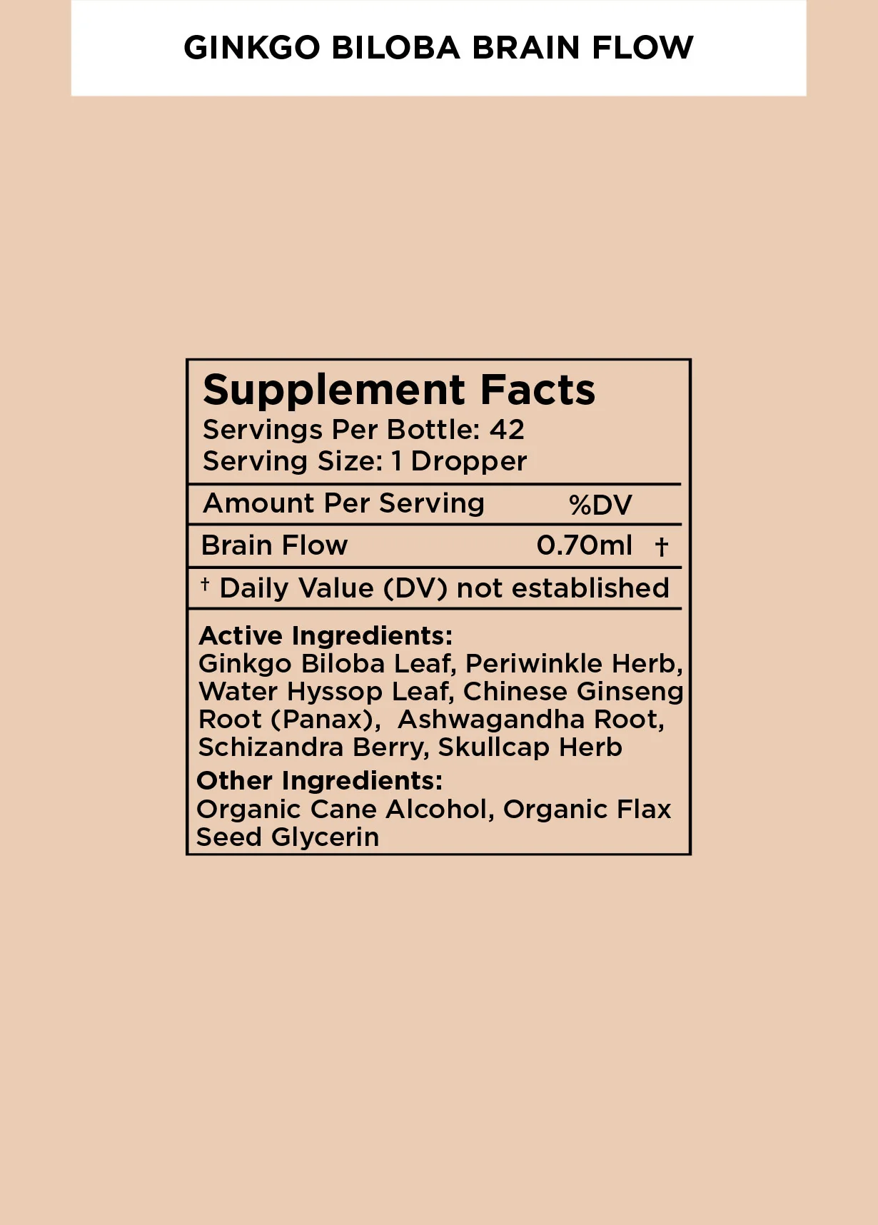 Ginkgo Biloba Brain Flow Tonic - 2 Pack - Image 3